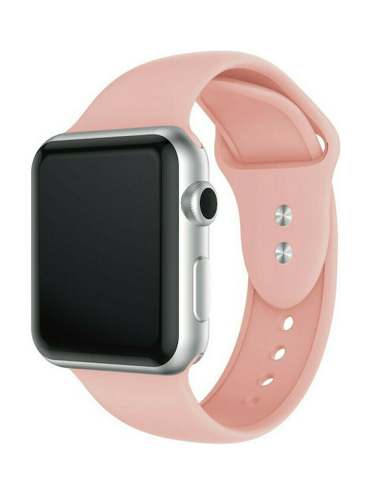 Silicone Band for Apple Watch 42/44mm (Baby Pink)