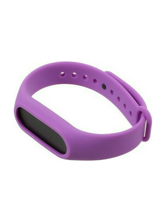 Armband Silikon mit Pin Lila (Mi Band 2) 10990776L