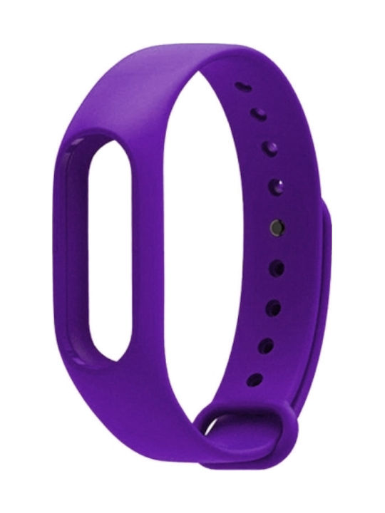 Armband Silikon mit Pin Lila (Mi Band 2) 10990776L