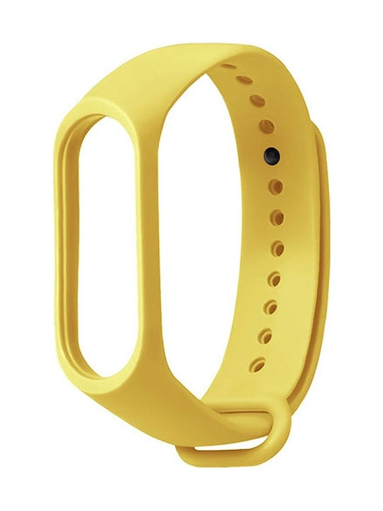 Strap Silicone with Pin Yellow (Mi Smart Band 5/Mi Smart Band 6)