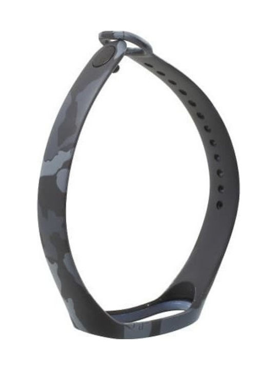 Λουράκι Σιλικόνης Camouflage Grey (Mi Band 3/Mi Smart Band 4)