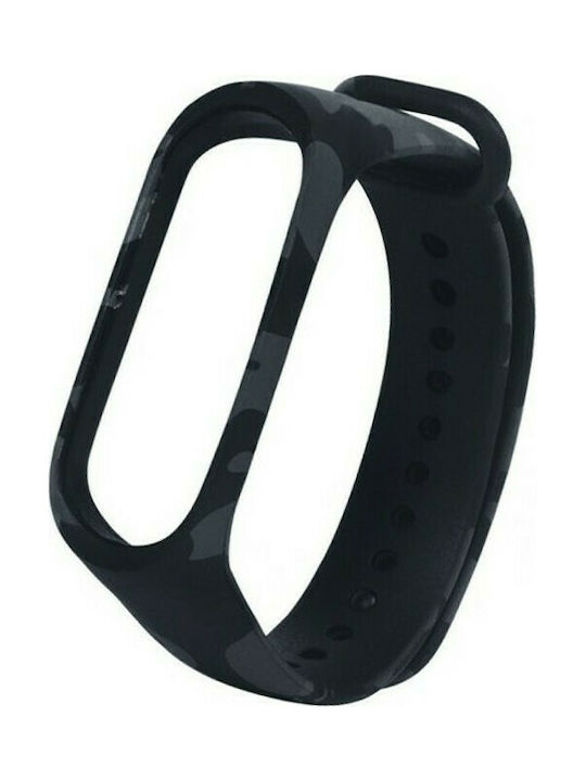 Λουράκι Σιλικόνης Camouflage Grey (Mi Band 3/Mi Smart Band 4)