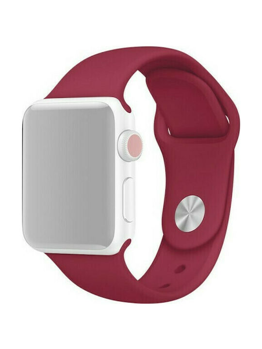 Каишка Силикон с Pin Червен (Apple Watch 38/40/41/42mm)