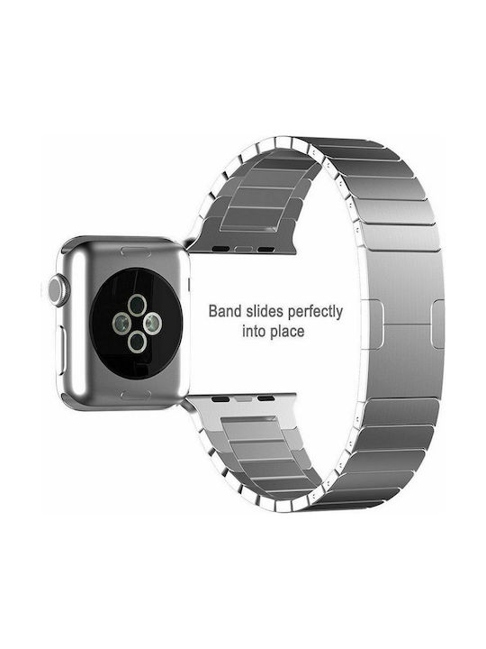 Tech-Protect Linkband Curea Oțel inoxidabil Argintiu (Apple Watch 44/45/46mm/Ultra 49mm)