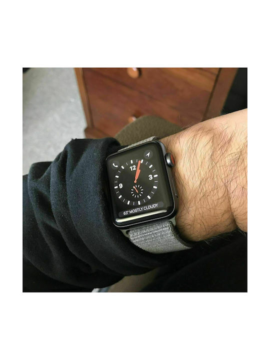 Tech-Protect Iconband Armband Stoff Dark Olive (Apple Watch 42/44mm - Apple)
