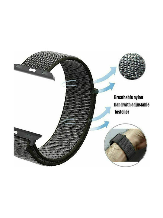 Tech-Protect Iconband Armband Stoff Dark Olive (Apple Watch 42/44mm - Apple)