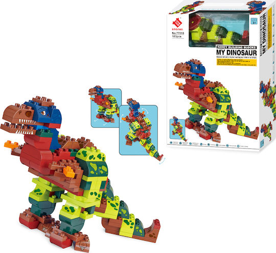 Snainter Dinosaur Building Blocks for 3+ Years 183 Pieces