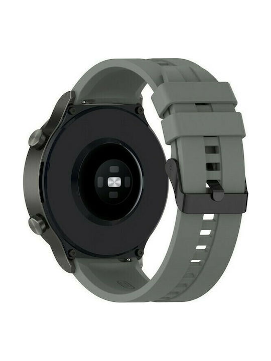 Λουράκι Σιλικόνης Γκρι (Huawei Watch 3 / Huawei Watch GT 2 Pro)