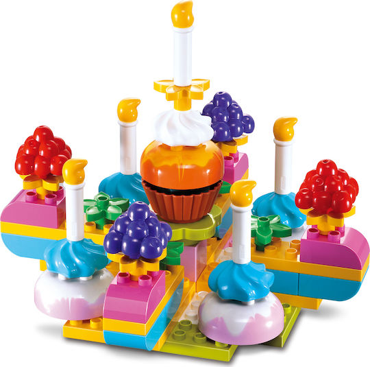 Snainter Snainter Birthday Cake Building Blocks for 3+ Years 65 Pieces