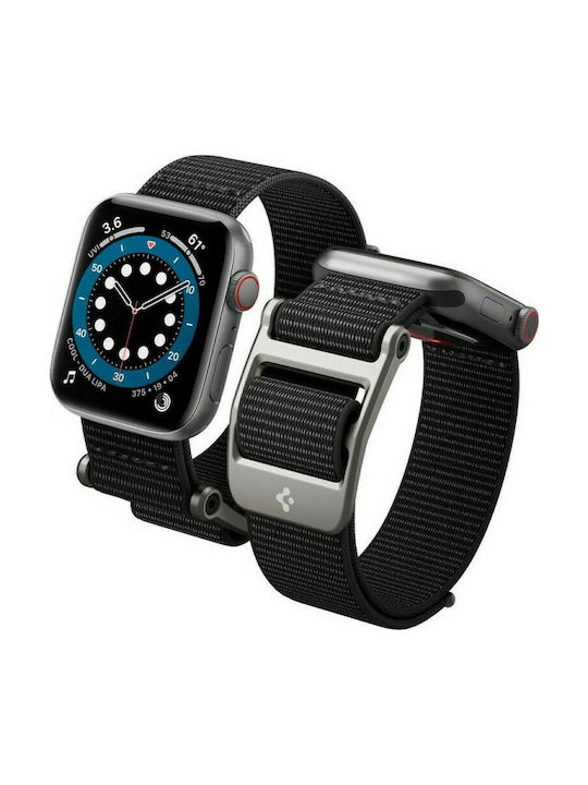 Spigen Durapro Flex Λουράκι Υφασμάτινο Μαύρο (Apple Watch 44/45/46mm/Ultra 49mm)