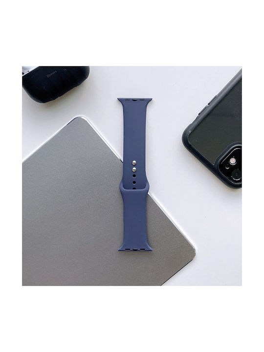 Tech-Protect Icon Λουράκι Σιλικόνης με Pin Midnight Blue (Apple Watch 42/44mm - Apple)