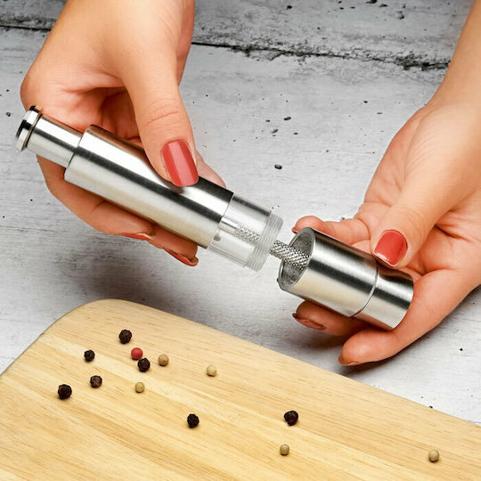 Profi Cook PC-PSM 1160 Manual Inox Spice Mill Set 15.2cm Silver 2pcs