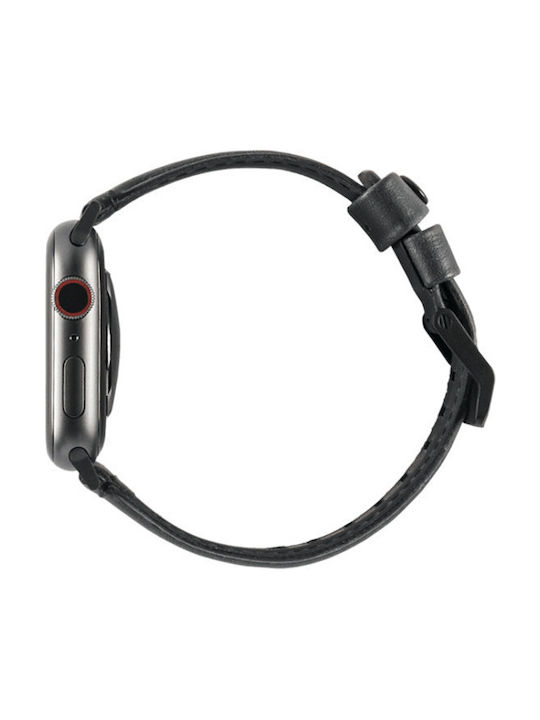 UAG Leather Strap Μαύρο (Apple Watch 42/44mm)