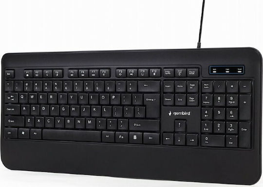 Gembird KB-UML-03 Gaming Πληκτρολόγιο με RGB φωτισμό (Αγγλικό US)