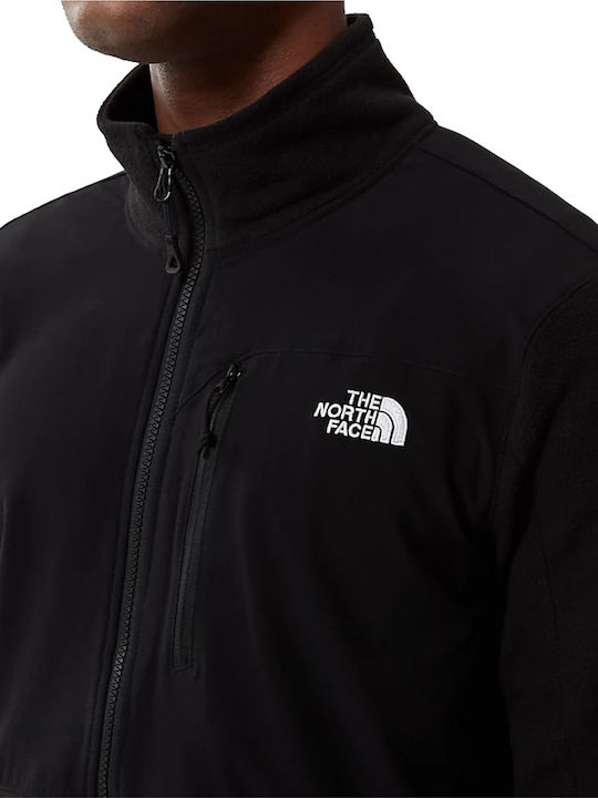 Glacier Pro Geacă fleece pentru bărbați cu fermoar Negru