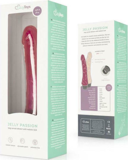 Easytoys Jelly Passion Realistisch Vibrator Realistischer Vibrator 23cm Pink