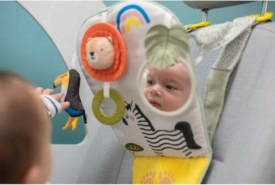 Taf Toys Pendant Toy for Car with Teether and Mirror Play & Kick Savannah
