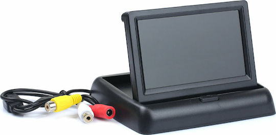 AMiO Ecran 4.3" Cameră Marșarier Pe Tabloul De Bord Auto Rabatabil