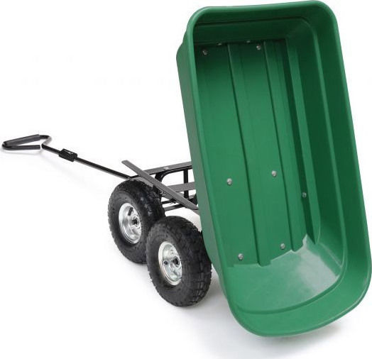Kippwagen & Anhänger Gartenkarre Kunststoff Vierrädrig 52Es 100x47x45cm.