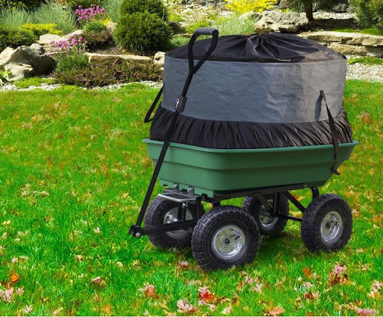 Kippwagen & Anhänger Gartenkarre Kunststoff Vierrädrig 52Es 100x47x45cm.