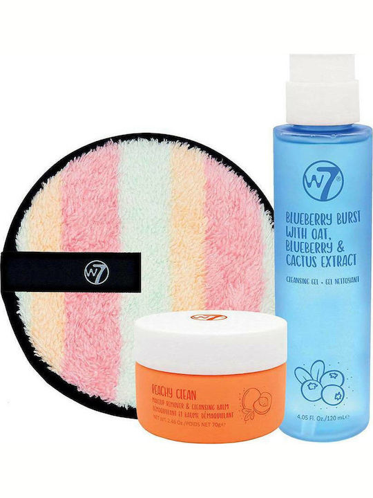W7 Cosmetics Double Cleansing Essentials Комплект за грижа за кожата за Почистване на лицето W7 Cosmetics Double Cleansing Essentials Комплект за грижа за кожата за Почистване на лицето