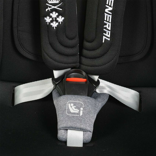 Cangaroo 0-1-2-3 Καθισματάκι Αυτοκινήτου i-Size με Isofix General Black 0-36 kg