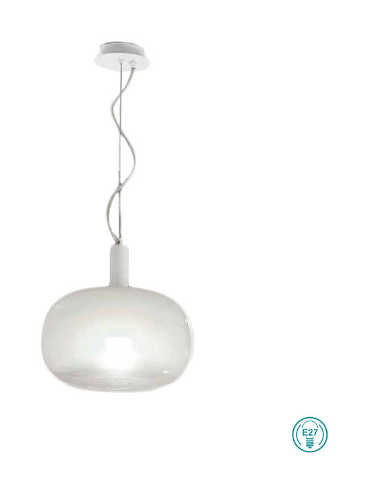 Ondaluce Pendant Light Suspension for Socket E27 White