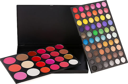 La Meila 82 Colors Палитра за грим за Лице, Очи и Устни