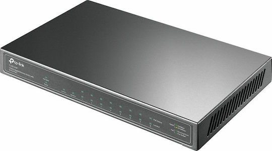 TP-LINK TL-SG1210P Unmanaged L2 PoE+ Switch with 9 Gigabit (1Gbps) Ethernet Ports and 1 SFP Port