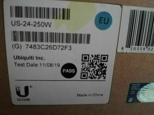 Ubiquiti UniFi USW 24 PoE Managed L2 / L3 PoE+ Switch with 24 Gigabit (1Gbps) Ethernet Ports and 2 SFP Ports
