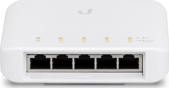 Ubiquiti UniFi USW-Flex Managed L2 PoE Switch με 5 Θύρες Gigabit (1Gbps) Ethernet