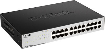 D-Link GO-SW-24G Unmanaged L2 Switch with 24 Gigabit (1Gbps) Ethernet Ports