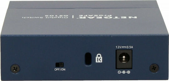 NetGear GS105GE Negestionat L2 Switch cu 5 Porturi Gigabit (1Gbps) Ethernet