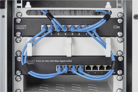 Digitus DN-80114 Unmanaged L2 Switch με 8 Θύρες Gigabit (1Gbps) Ethernet