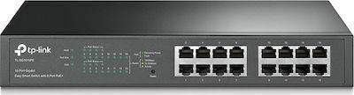 TP-LINK TL-SG108PE Unmanaged L2 PoE Switch with 8 Ethernet Ports