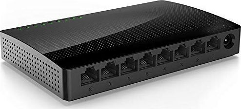 Tenda SG108 v1 Unverwaltet L2 Switch mit 8 Ports Gigabit (1Gbps) Ethernet