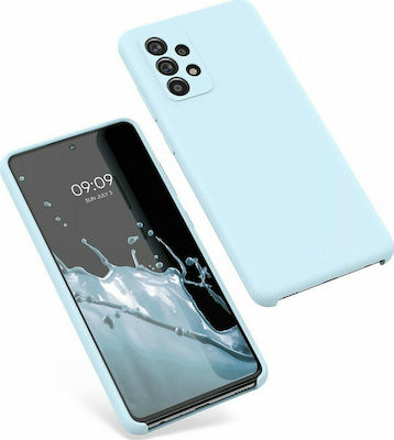 KWmobile Rubber Back Cover Σιλικόνης Pastel Blue (Galaxy A52/A52s)