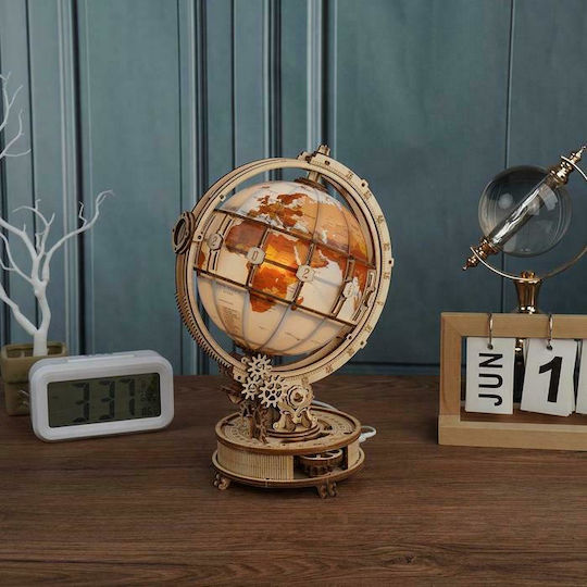Robotime Παιχνίδι Κατασκευών Ξύλινo Luminous Globe για Παιδιά 14+ Ετών