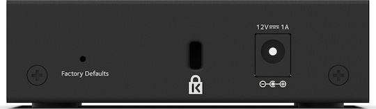 NetGear GS305E Managed L2 Switch με 5 Θύρες Gigabit (1Gbps) Ethernet
