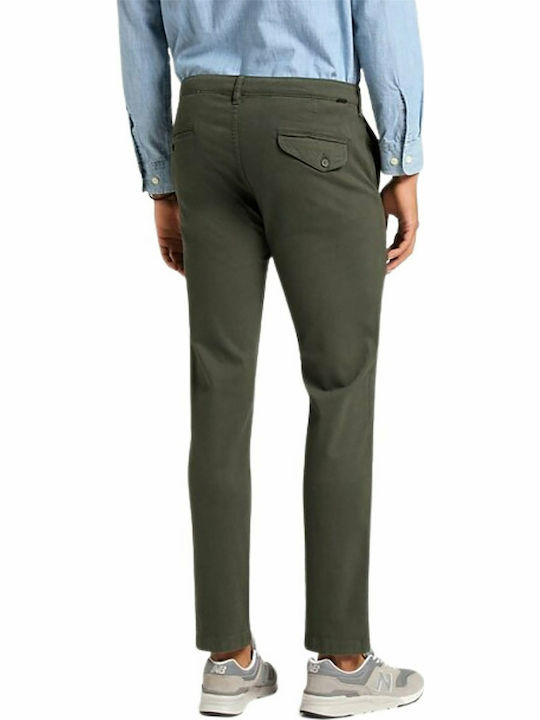 Lee Men's Trousers Chino Elastic in Slim Fit Khaki