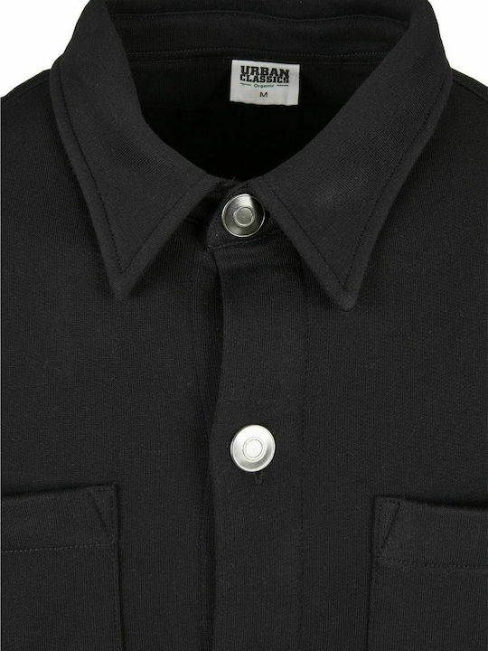 TB4420 Langärmeliges Baumwollhemd Schwarz