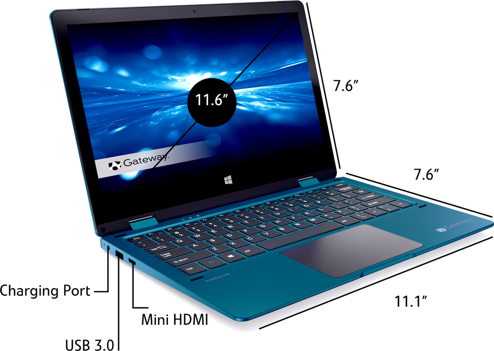Gateway Ultra Slim GWTC1162BL 11.6" IPS Touchscreen (Celeron Dual Core