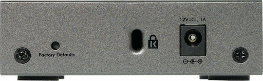 NetGear GS105E v2 Unmanaged L2 Switch με 5 Θύρες Gigabit (1Gbps) Ethernet
