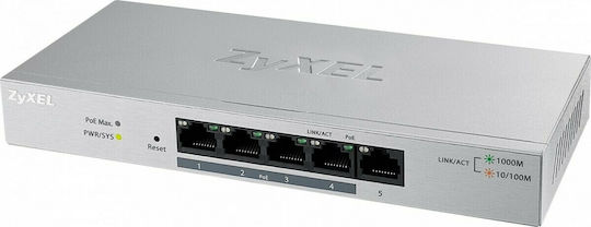 Zyxel GS1200-5 Managed L2 Switch with 5 Gigabit (1Gbps) Ethernet Ports