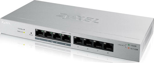 Zyxel GS1200-8 v1 Verwalteter L2 Schalter mit 8 Gigabit (1 Gbps) Ethernet-Ports