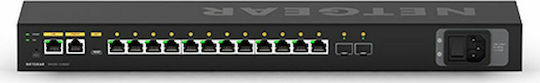 NetGear MSM4214x Managed L2 Switch with 12 Gigabit (1Gbps) Ethernet Ports and 2 SFP Ports