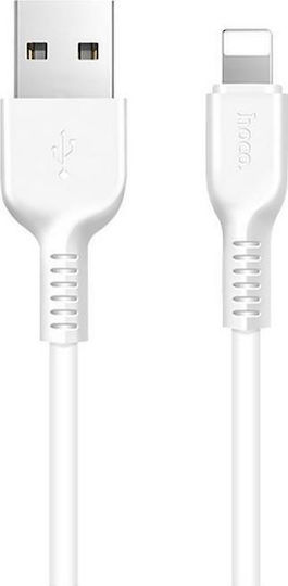 Hoco Regular USB 2.0 to micro USB Cable Λευκό 3m (X20 Flash)