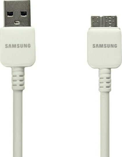 Samsung Regular USB 3.0 to micro USB Cable Λευκό 1m (ET-DQ10Y0WE)