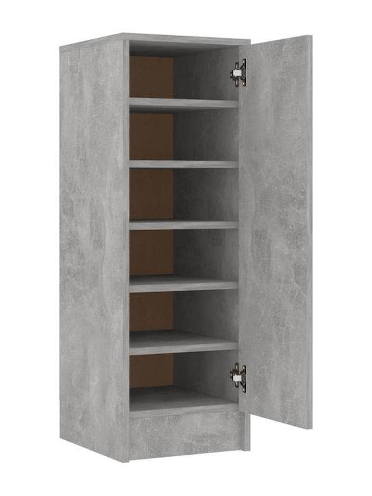 Suport pentru pantofi cu 6 Rafturi Gri L32xW35xH92cm