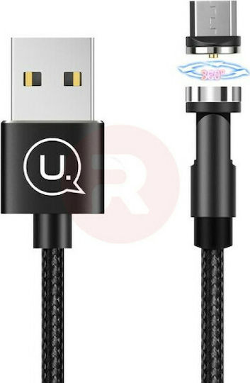 Usams U59 1m Braided / Magnetic USB 2.0 to micro USB Cable (SJ474USB01)